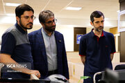 بازدید دکتر یوسف پزشکیان مشاور و دستیار رسانه ای دفتر ریاست جمهوری از باشگاه خبرنگاران دانشجویی ایران