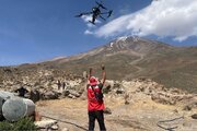 اعزام تیم پهپادی هلال‌احمر برای جست‌وجوی ۲ کوهنورد در ارتفاعات پرآو