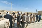 بازدید نماینده مقام معظم رهبری از مناطق مرزی جنوب کشور