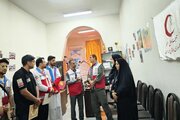 بازدید رئیس هلال احمر زاهدان از کانون دانشجویی دانشگاه آزاد