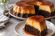 آموزش شیرینی پزی / طرز تهیه فلن کیک شکلاتی با کارامل؛ آموزش مرحله‌به‌مرحله
