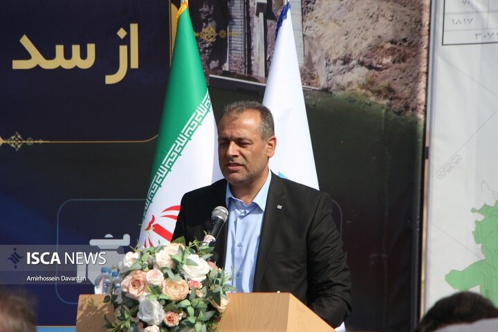 آغاز بهره برداری از خط انتقال آب سد گیوی