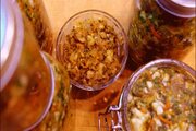 آموزش آشپزی / طرز تهیه ترشی لیته مخلوط قرمز فوری و به سبک بازاری