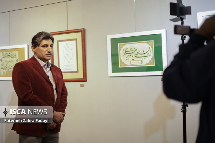 نمایشگاه خوشنویسی «مشق مشتاقان» در مشهد افتتاح شد