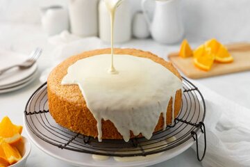 آموزش شیرینی پزی / طرز تهیه کیک پرتقالی بدون فر و با فر