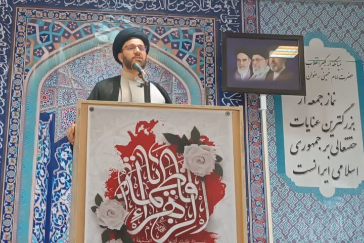 تأکید امام جمعه ایجرود بر پیوند «حق حاکمیت اهل‌بیت» و «استقلال ملی» در تبیین سیره فاطمیه