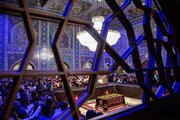 مسعود پزشکیان بر سر مزار رهبر شهید + عکس