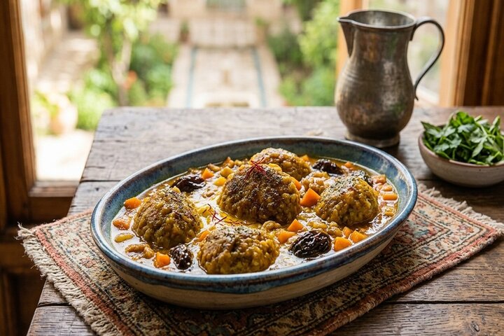 آموزش آشپزی / طرز تهیه کوفته هلو شیرازی به روش سنتی