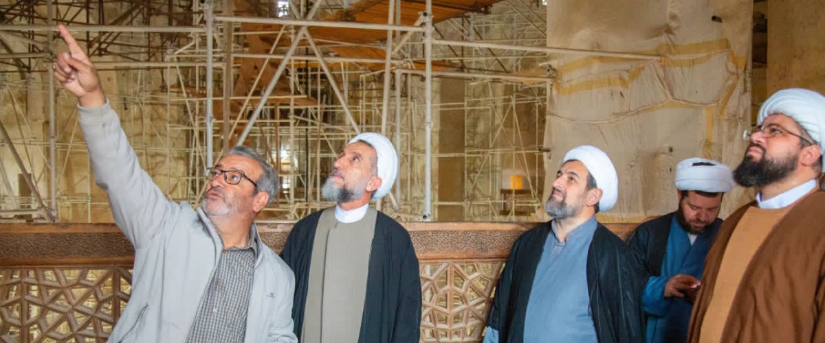 بازخوانی عظمت معماری در سایه میراث تاریخ؛ بازدید آیت‌الله مظفری از گنبد تاریخی سلطانیه