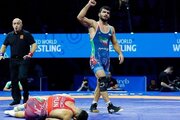 کشتی‌فرنگی قهرمانی جهان؛ مهمدی هم به جمع هشت نفر پایانی رسید