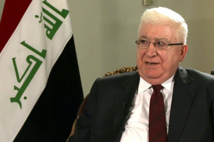 رئیس جمهور عراق: حمله تروریستی داعش در حله بدون پاسخ نمی‌ماند