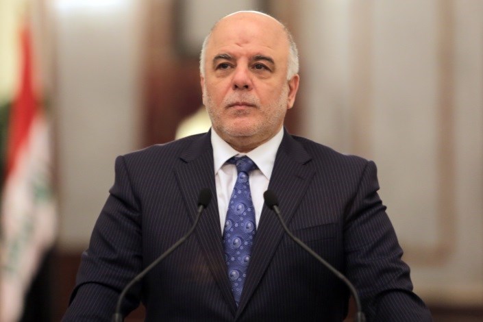 حیدر العبادی: ما با حفظ وحدت بر تلاش‌ها برای تقسیم عراق غلبه کردیم 