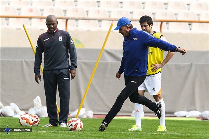 بی اعتنایی کی روش به اظهارات اسدی/روحیه بالای ملی پوشان پیش از دیدار با ترکمنستان