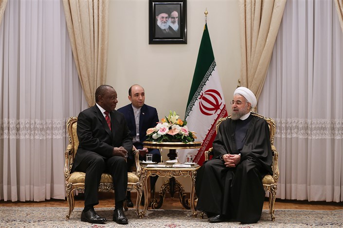 ایران و آفریقای جنوبی پل ارتباطی آسیای مرکزی و آفریقا هستند