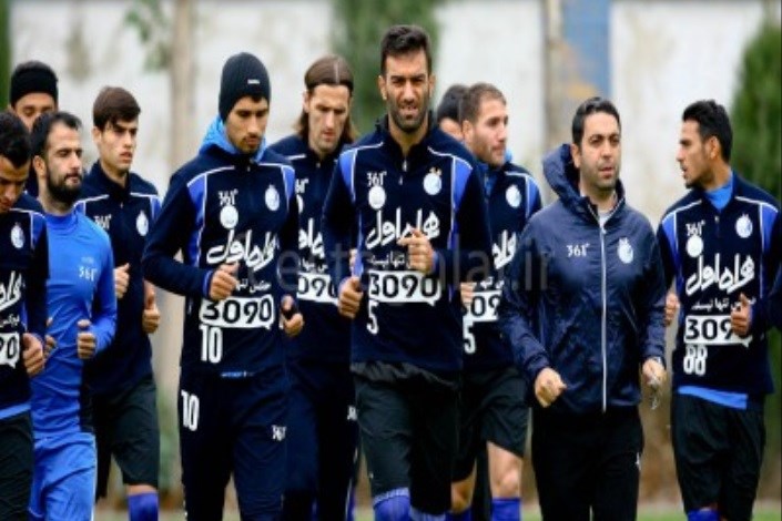 گزارش تمرین نوبت صبح استقلال
