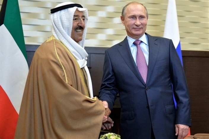 پوتین و امیر کویت 6 توافقنامه همکاری منطقه ای امضا کردند