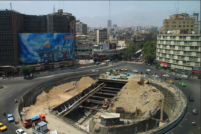  المان میدان ولیعصر(عج) بعد از اتمام پروژه مترو نصب می شود