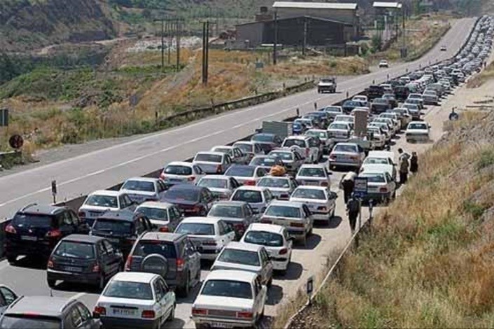 ترافیک سنگین در  جاده های منتهی به کربلا