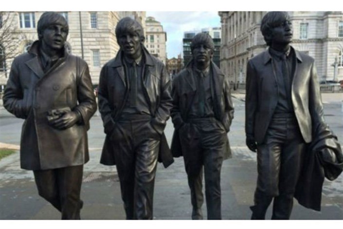مجسمه اعضای گروه بیتلز در  لیورپول رونمایی شد