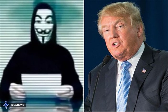  هک کردن وبسایت دونالد ترامپ توسط انانیمس