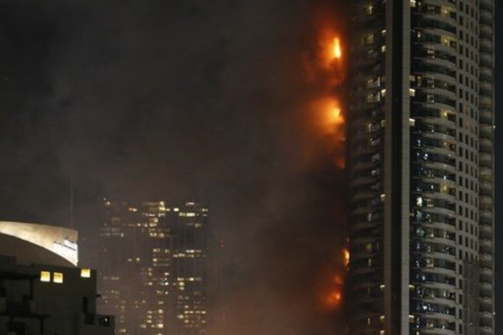 داعش مسئولیت آتش سوزی هتل بزرگ دوبی را برعهده گرفت
