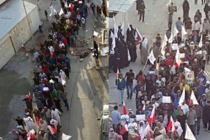 شیعیان بحرین در پی شهادت شیخ نمر  ژانویه را ماه خشم اعلام کردند