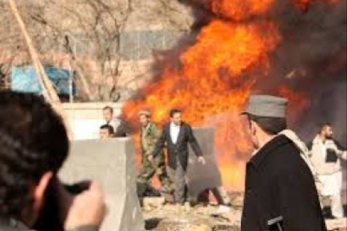  انفجار مقابل سفارت روسیه در کابل