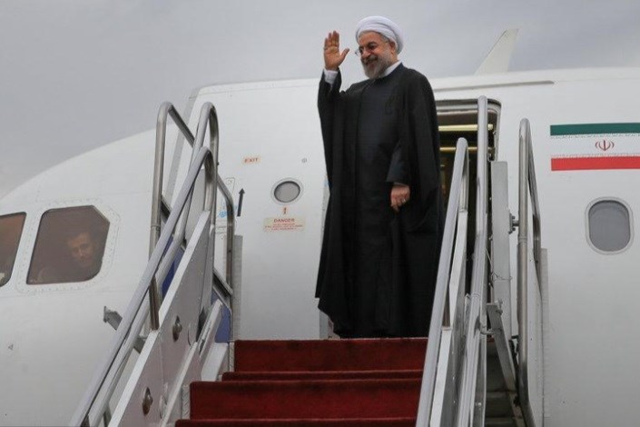 رییس جمهوری عازم رم شد