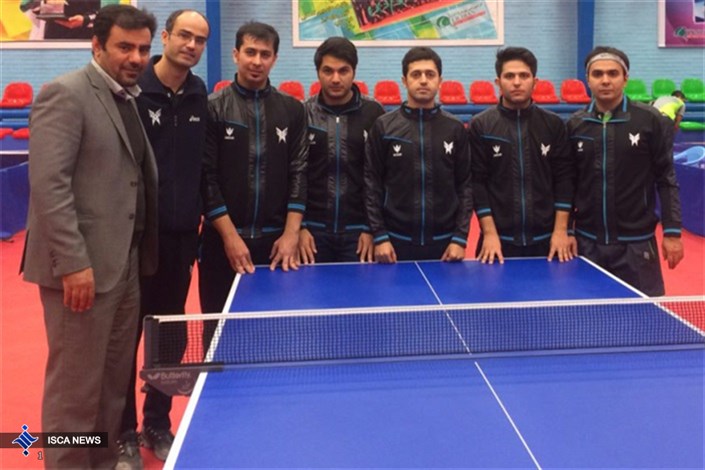 پیروزی مقتدرانه تنیس روی میز دانشگاه آزاد اسلامی برابر رعد  پدافند هوایی