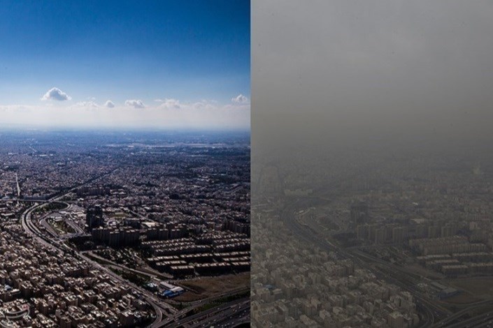 افزایش مرگ در هوای آلوده تهران