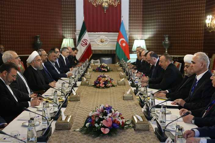 رئیس جمهوری: روابط تهران و باکو راهبردی است/در دوره پسابرجام، گسترش و تحکیم روابط با همسایگان در اولویت است