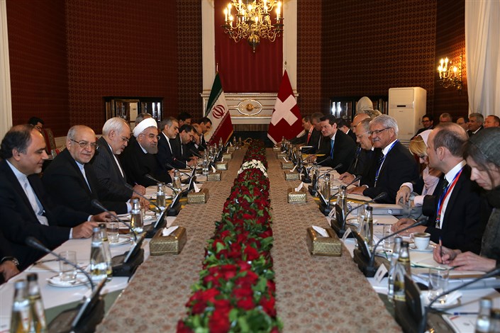رئیس جمهوری:  ایران از توسعه مناسبات و تقویت دوستی‌ها با سوییس استقبال می کند