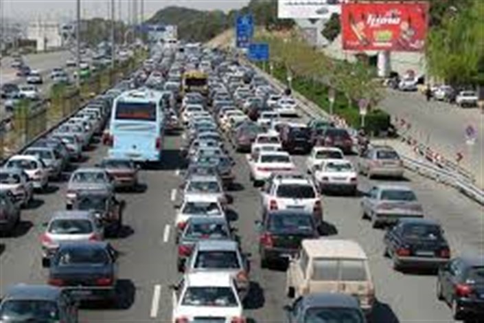 ترافیک نیمه سنگین درمحور تهران - کرج 
