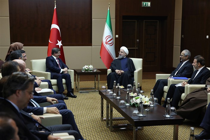 رئیس جمهوری: توسعه و تحکیم روابط ایران و ترکیه به نفع منطقه و جهان اسلام است/ صهیونیسم و تروریسم اساسی ترین مشکل جهان اسلام