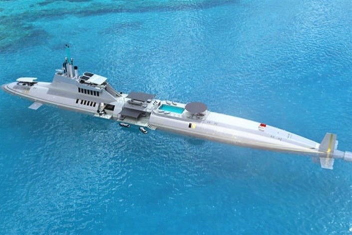 قایق سوپرلوکس که تبدیل به زیردریایی می‌شود