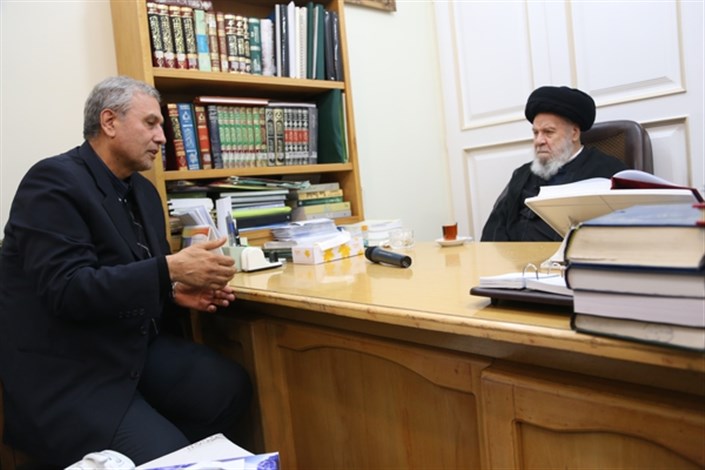 آیت الله موسوی اردبیلی در دیدار وزیر کار:برای رفع مشکلات جامعه نباید از هیچ کوششی دریغ کرد