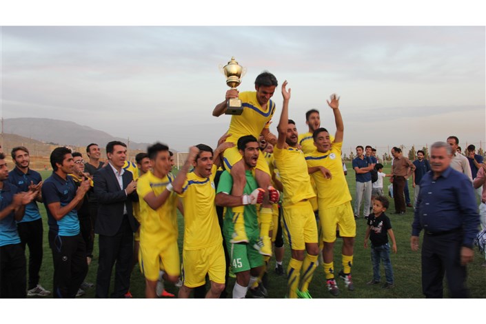 قهرمانی  فوتبال خوزستان در مسابقات فوتبال دسته اول دانشجویان دانشگاه آزاد اسلامی در واحد کرج 