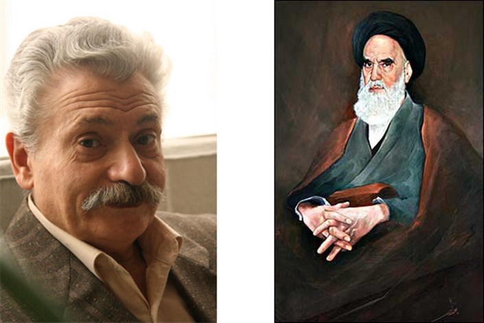 تصویرگر پرتره امام خمینی (ره):  من سفارشی بودن را در نظر نگرفتم بلکه با ذوق خودم آثار را خلق کردم