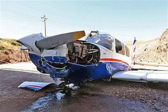 سقوط  هواپیمای آموزشی در اصفهان 