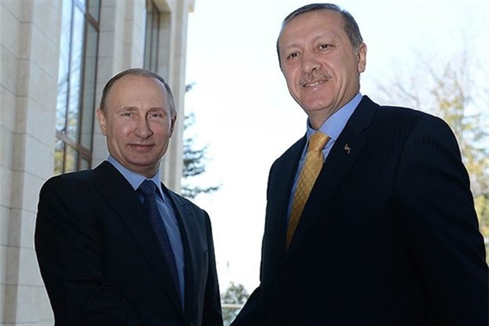 اردوغان به  پوتین تبریک گفت