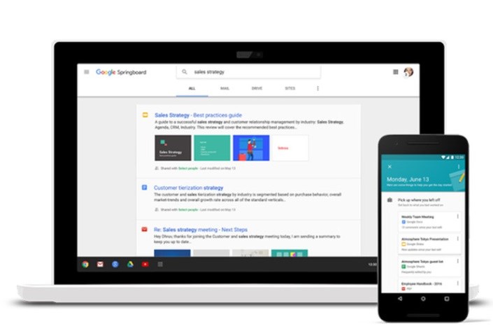گوگل دستیار هوشمند SpringBoard را برای مشتریان تجاری و سازمان رونمایی کرد