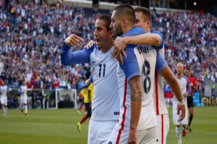 شکست اکوادور،آمریکا را  راهی نیمه‌نهایی کرد