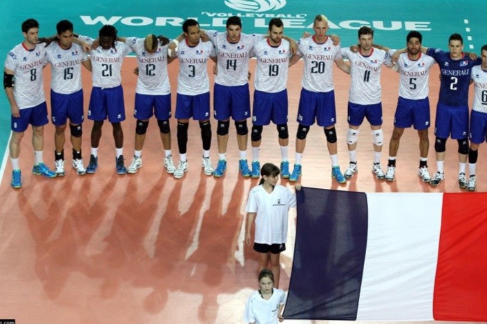 والیبالیست های فرانسوی در شوک شکست