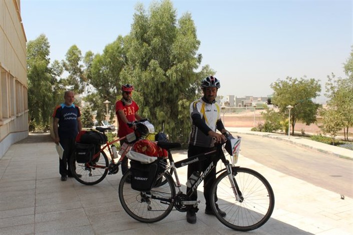 رکابزنی 3 دوچرخه‌سوار به نفع بیماران خاص