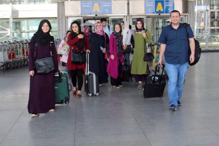 ورود دانشجویان ترکیه‌ای به ایران برای حضور در دوره آموزش زبان فارسی دانشگاه آزاد اسلامی