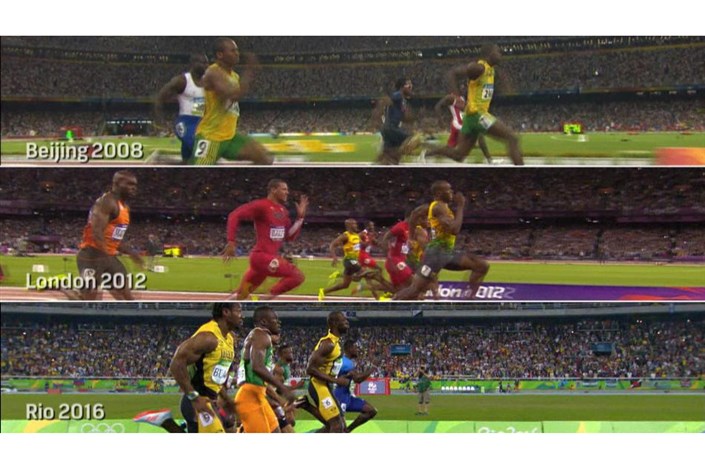 ویدئو/ المپیک ریو 2016 : اوسین بولت از المپیک پکن تا ریو در یک قاب 