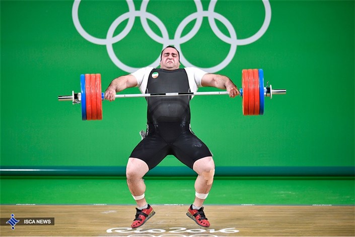 ویدئو/ المپیک ۲۰۱۶: مهار وزنه ۲۱۶ کیلوگرم توسط بهداد سلیمی در یک ضرب (رکورد جهان)