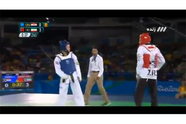ویدئو/ المپیک ۲۰۱۶ پیروزی کیمیا علیزاده مقابل کرواسی