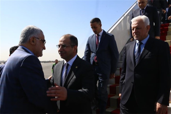 مراسم استقبال از سلیم الجبوری رئیس مجلس عراق/ عکس