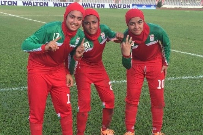 پیروزی پر گل دختران ایران مقابل امارات